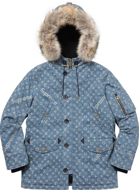 parka louis vuitton supreme